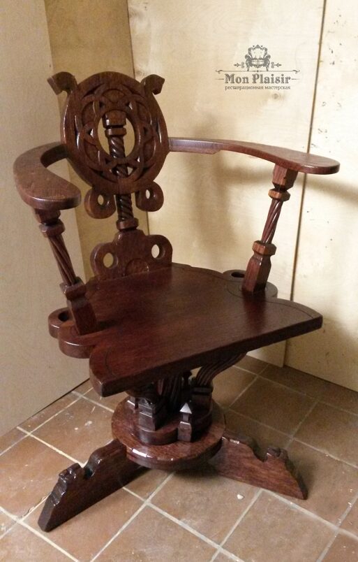 Swivel office chair. Germany, late XIX century